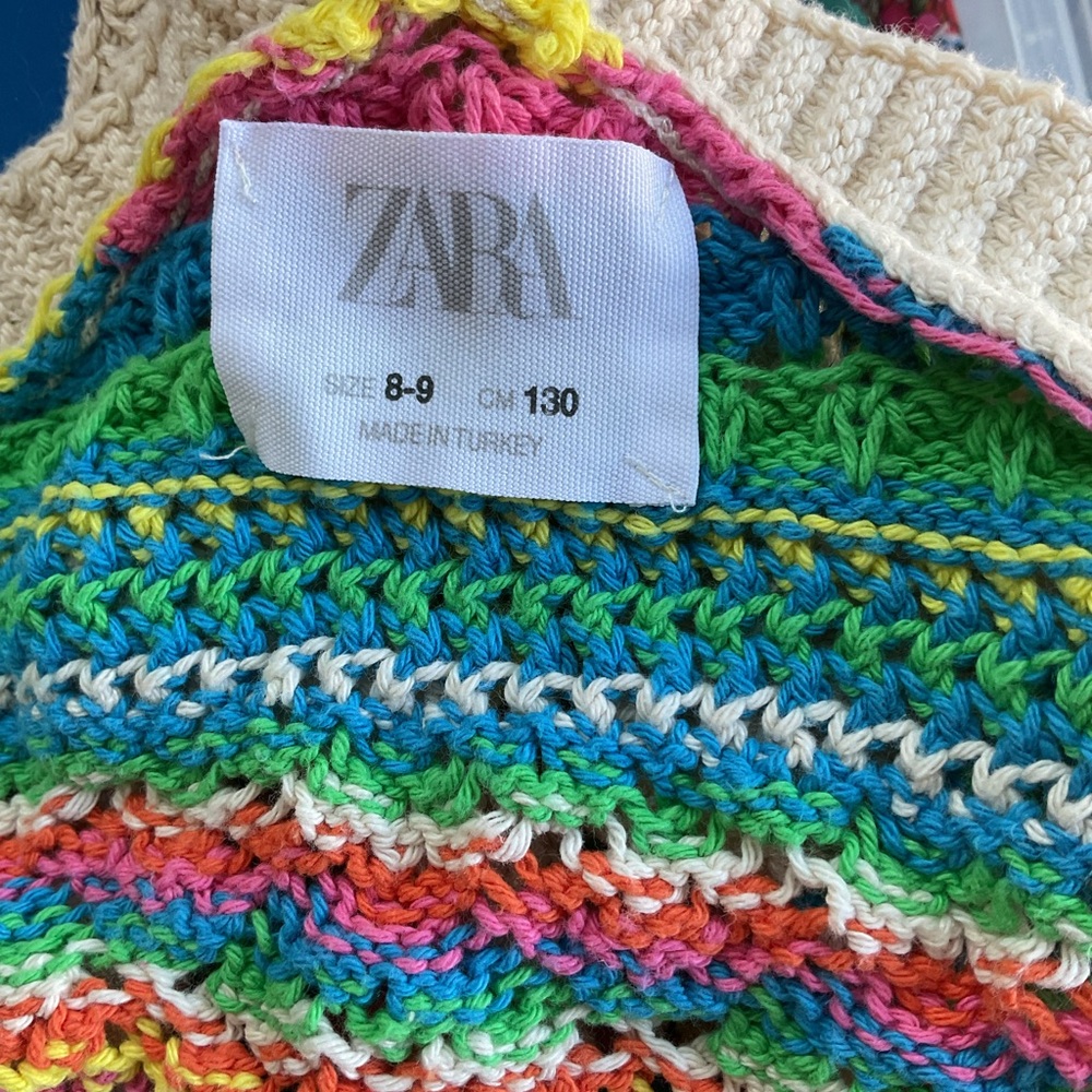 Zara Colorful Knit Top